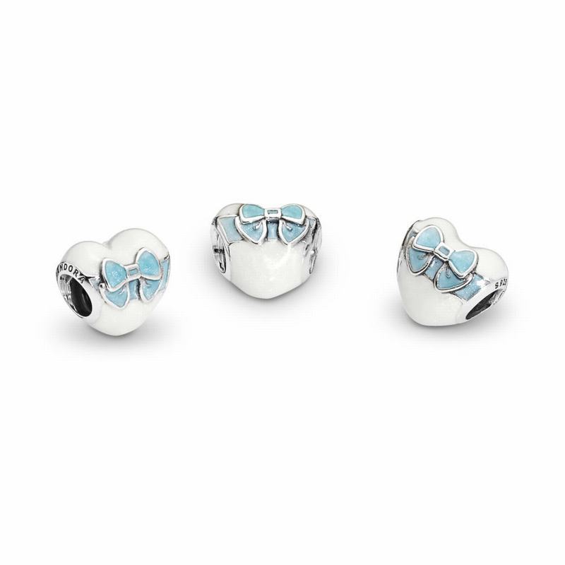 Pandora White Day Love Charm - Sterling Silver/Enamel - Canada | RT3418OR